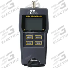 IDEAL Cable Tester: Base Model, 33-856, Network, CAT3/CAT5/CAT5e/CAT6/CAT6A/RG59/RG6/RG6 QUAD, LCD. Key specifications — Manufacturer Part Number: 33-856; Alert Type: Digital Display; Compatible Cable Type: RG6 QUAD; Display Screen Type: LCD; Display Type: Digital; Product Type: Cable Network Tester; Calibration Certificate: Not Included; Port Number Display: Yes.