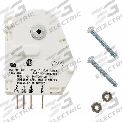 WHIRLPOOL Timer: Mfr Part # 2183400 - Whirlpool Parts for Refrigerators & Freezers