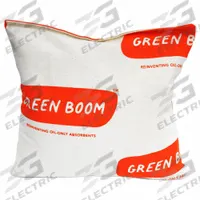 GREEN BOOM Oil-Only Pillow: 115 3/16 oz Volume Absorbed Per Pillow/Blanket, White, Box, 10 PK (MPN P1010S). Key specifications — Brand: GREEN BOOM; Color/Pattern: White.