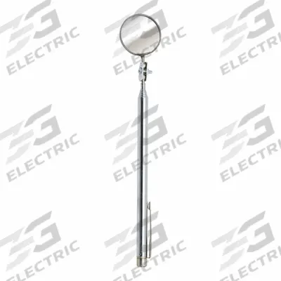 ULLMAN Inspection Mirror: 1 1/4 in Dia Mirror Size, Mirr. Mat. Glass - Standard Inspection Mirrors