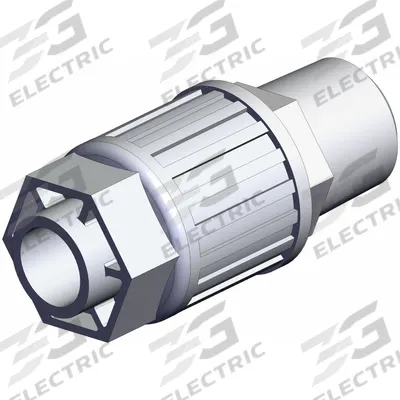 SMC High Purity Tube Fitting: 1/2 in Pipe x 1/2 in OD Size, NPT x Compression - PFA Compression Tube Fittings