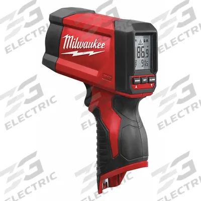 MILWAUKEE Infrared Thermometer: 2278-20NST, Included, Avg/Difference/Max Temp/Min Temp - Harsh Environment Infrared Thermometers
