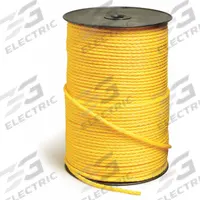 ALL GEAR General Purpose Utility Rope: Hollow Braid, 1/4 in Dia, 195 lb Working Load Limit, Yellow (MPN AGHBPP141000). Key specifications — Brand: ALL GEAR; Rope Type: Dynamic.