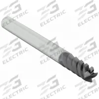 WIDIA HANITA Square End Mill: Carbide, AlTiN Coated, 4 Flute, 5/16" Mill Dia, 1/2" LOC, 4" OAL (MPN TM7S0508000)