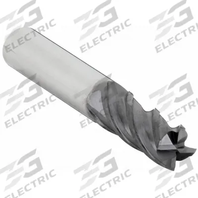 OSG Square End Mill: Carbide, TiAlN Coated, 4 Flute, 3/4" Mill Dia, 7/8" LOC - Fast-Cutting Carbide Square End Mills for Stainless Steel & Super Alloys