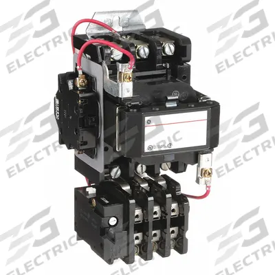 GE Magnetic Motor Starter: Non-Reversing, 3 Poles, NEMA Size 2, 45 A - Non-Reversing Starters with Thermal Overloads