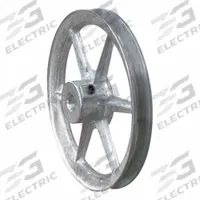 CONGRESS DRIVES Single Groove A-section Pulley: 1 Groove, 8 in OD, Fixed Bore, 1 in Bore, Zinc (MPN CA0800X100). Key specifications — Brand: CONGRESS DRIVES; For Belt Section (broad, with similar types): 4L, A, or AX.