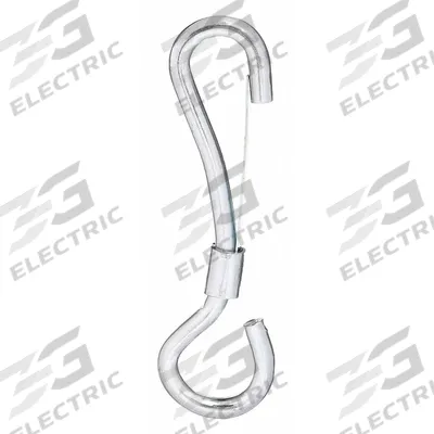 LUCKY LINE PRODUCTS Spring Snap: 1 Snaps, Wire Gate, Steel, 3/8 in Opening Size - Light Duty Spring Snaps