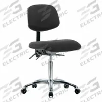 ESD Task Chair: Fabric, Armless, Ht Range 21 1/2 in to 29 in, 18 1/2 in Seat Wd, 17 in Seat Dp (MPN BR-ESD-FMBCH-CR-T1-A0-NF-EC-ESDBLK). Key specifications — Foot Support: No; Back Tilt Backward: 13.5°; Back Tilt Forward: 10.5°; Base Material: Aluminum; Brand: APPROVED VENDOR; Product Type: ESD Task Chair; ESD-Safe: ESD-Safe; Seat Tilt Backward: 3°.