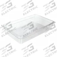 CRESTWARE Food Pan: Full Size, Rectangular, NSF Certified, 20 3/4 in Overall Lg, 5 3/4 in Overall Dp (MPN FP16). Key specifications — Brand: CRESTWARE; Dishwasher Safe: Yes; NSF Certified: Yes; Product Type: Food Pan; Manufacturer Part Number: FP16.