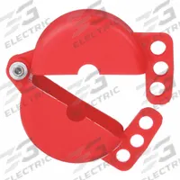 ZING Gate Valve Lockout: Hinged, For 2 1/2 in Max Hand Wheel Dia, For 1 in Min Hand Wheel Dia, Red (MPN 7103). Key specifications — Brand: ZING.