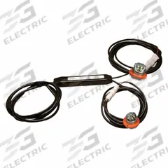ECCO Warning Light: Concealed Warning Light, Amber, 1 1/2 in Overall Wd, 1 1/8 in Overall Ht, LED (MPN 9021AA). Key specifications — Operating Voltage: 12V DC; Number of Flash Patterns: 16; Includes: In-Line Waterproof Driver Module; Electrical Connection: Blunt Cut Wires; Mount Type: Bolt; Brand: ECCO.