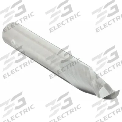 ONSRUD Solid Router Bit: Spiral Upcut, 2 Flute, 1/4" Cut Dia - Bottom-Surfacing Spiral-Flute Router Bits for Plastics & Aluminum