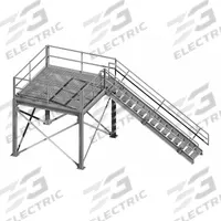 PORTA-KING Guard Tower: 8 ft x 12 ft x 20 ft, 125 lb/sq ft Platform Load Capacity, Gray, Steel (MPN PKTWR88-20). Key specifications — Finish: Acrylic Enamel; Material: Steel; Color: Gray; Brand: PORTA-KING.