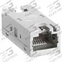 HARTING RJ45 Service Interface Coupler, Female-to-Female: RJ Industrial®, Cat6, Data, 8 Poles, IP20 (MPN 09455451560). Key specifications — Housing Material: Zinc Die-Cast; IP Rating: IP20; Mounting Type: Coupler; Performance Category: Cat6; Application: Data; Connector Gender: Female; Connector Orientation: Straight; RJ45 Connector Type: Female-to-Female Coupler.