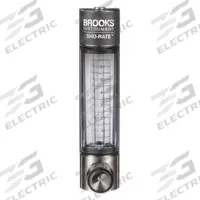 BROOKS Mechanical Flowmeter: Flow Meter, Scale, Variable Area, Panel Mount, Vertical, Liters, FNPT (MPN 1250AR6041MRSVV). Key specifications — Display Type: Scale; O-Ring Material: Viton; Includes Flow Rate Adjustment Knob: Yes; Includes Pressure Guage: No; Mounting Orientation: Vertical; Unit Of Measure: Liters; Brand: BROOKS; Accuracy: +/-5%.