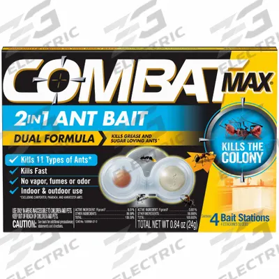 COMBAT Ant Bait: For Use On Crawling Insects, Bait Box Trap, Indoor/Outdoor Use - Crawling Insect Traps