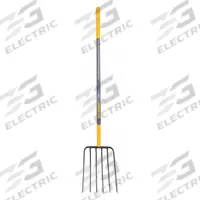 TRUE TEMPER Manure Fork: Steel Head, Straight Handle Type, Wood Handle, 48 in Handle Lg (MPN 1838200). Key specifications — Brand: TRUE TEMPER; Head Material: Steel.