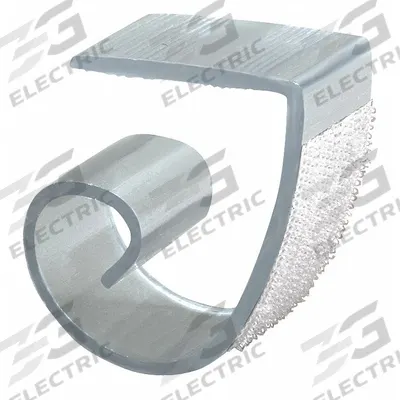MULTI-CLIP BY FASTENATION Multiple Table Skirting Clips with Hook-and-Loop: Clear - Tablecloth & Table Skirt Clips