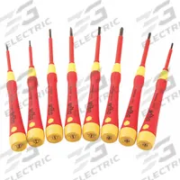WIHA Insulated Screwdriver Set: 1-10 Pieces, 8 Pieces, Phillips/Slotted Tip, Ergonomic Grip (MPN 32088). Key specifications — attr1205274: WIHA; attr1205269: 1.5 mm.