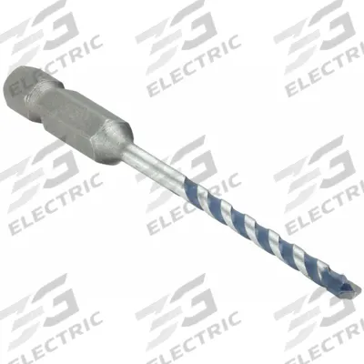 BOSCH Rotary Hammer Drill: 1/4 in Drill Bit Size, 2 in Max Drilling Dp, 4 in Overall Lg - Carbide-Head SDS-Plus Concrete & Masonry Drill Bits