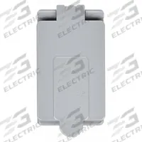 CANTEX Weatherproof Cover: PVC, FS, Switches, 1 Gangs, 4 15/16 in Overall Ht, 2 7/8 in Overall Wd (MPN 5133361). Key specifications — Brand: CANTEX; Color: Gray; Compatible with Product Type: Switches; Compatible with Series: FS; Mounting Orientation: Vertical.