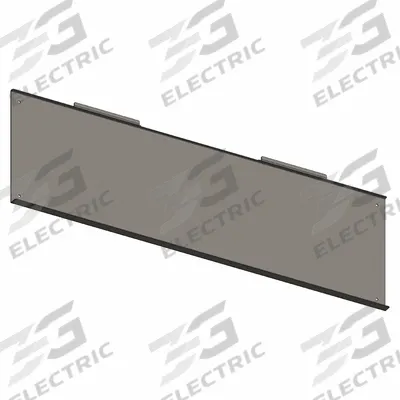 BERNER Wall Mounting Plate: 1/2 in x 44 3/4 in (MPN 40LWD042WMP-WH) - Wall Mounting Plates