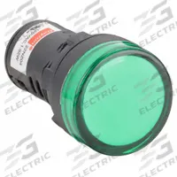 DAYTON Raised Panel Light: 22 mm Panel Mounting Hole Dia, LED, Raised Head (MPN 22NZ04). Key specifications — Brand: DAYTON; Electrical Connection: M3.5 Screw.