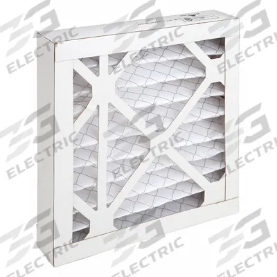 GRAINGER Pleated Air Filter: 12 in x 12 in x 2 in, MERV 8 - MERV 8 Pleated Air Filters