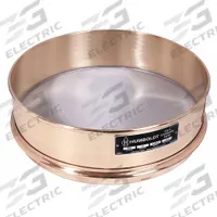 APPROVED VENDOR Standard Stainless Steel Cloth Test Sieve: Stainless Steel, 7 7/8 in Outside Dia (MPN 5JCH5). Key specifications — Screen Material: Stainless Steel; Brand: APPROVED VENDOR; Frame Material: Brass; Standards: ASTM E11; US Standard Screen Size: 28,000 micron.