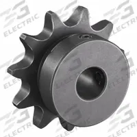 TSUBAKI Single Strand Sprocket: 40, For 1/2 in Chain Pitch, 1/2 in Bore Dia, 11 Teeth, Steel (MPN 40B11F-1/2). Key specifications — Brand: TSUBAKI.