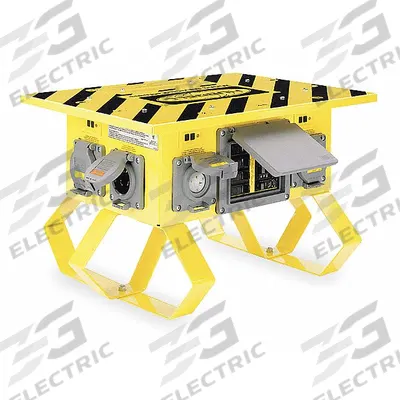 HUBBELL WIRING DEVICE-KELLEMS Power Distribution Box: Single Phase, 125/250V AC - Power Distribution Boxes