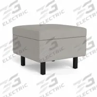 SAFCO PRODUCTS No Back Modular Seating, Ottoman: Light Gray, 24 in Overall Wd, 24 in Overall Dp (MPN MISSBNDT15). Key specifications — Brand: SAFCO PRODUCTS.