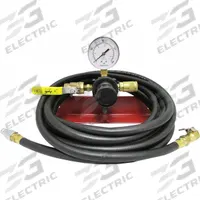 HALTEC Tire Inflator: Single-Tire Inflator Gauges, Dial, 1 Tire Inflators, 2 psi Pressure Increments (MPN RI-250-20). Key specifications — Material: Steel; Thread Size: 1/4 in; Brand: HALTEC.