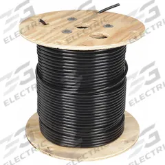 Building Wire: Copper, 1 AWG, 1 Conductors, Stranded, Black, 500 ft Lg, THHN (MPN 20504702). Key specifications — Voltage: 600 V; Brand: SOUTHWIRE.
