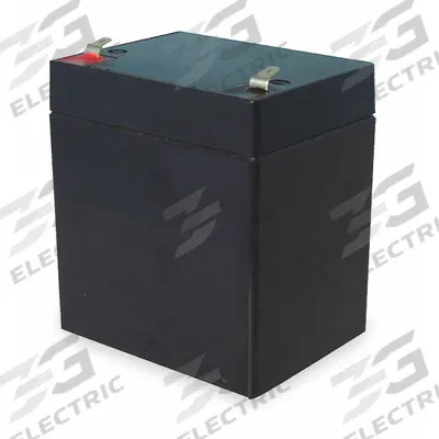 APPROVED VENDOR Sealed Lead Acid Battery: 12V DC, 5 Ah Capacity, 3.98 in Ht, 3.5 in Wd - AGM Sealed Lead Acid Batteries