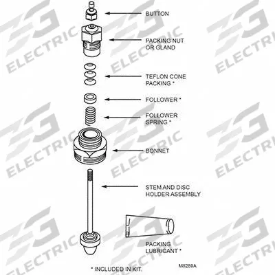 Honeywell Rebuild Kit: 14002863-001/U Mfr Part # - Replacement HVACR Pumps, Valves & Tubing