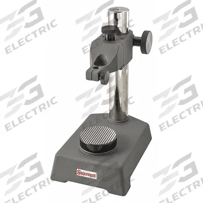 STARRETT Indicator/Comparator Stand: 12 in x 6 in x 3 in, 3 in Base Size - Cast Iron & Steel Indicator Stands