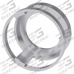 SIEMENS Pushbutton Guard: 22 mm Panel Mounting Hole Dia, Silver, Metal, 3SU (MPN 3SU1950-0DK80-0AA0). Key specifications — Manufacturer Part Number: 3SU1950-0DK80-0AA0; Brand: SIEMENS; Compatible Product Type: Flush, Illuminated Push Buttons; Compatible with Series: 3SU; Material: Metal.