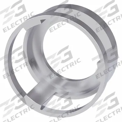 Siemens Pushbutton Guard: 22 mm Panel Mounting Hole Dia, Silver, Metal - Guards for Push Buttons