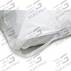 R & R TEXTILE Pillow Protector: Std, 25 in Overall Lg, 20 in Overall Wd, White, Cotton/Polyester (MPN X10100). Key specifications — Brand: R & R TEXTILE; Material: Polyester.