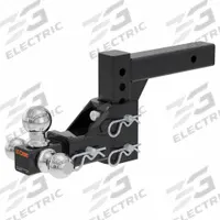 CURT Towing Ball Mount: IV, 2 in_1 7/8 in_2 5/16 in Ball Dia, Ball Mount Ball Mount, Steel (MPN 45799). Key specifications — Material: Steel; Ball Mount Style: Ball Mount; Vehicle Class: IV; Brand: CURT; Features: Limited Lifetime Warranty (1 yr Finish, 1 yr Parts); Finish: Powder Coated; Includes: Adjustable Shank #45059; Mount w/ Hitch Ball Style: Adjustable.