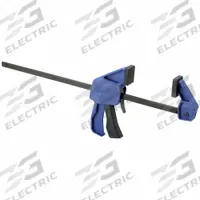 IRWIN Bar Clamp: Flat, 12 in Max Jaw Opening, 2 1/2 in Throat Dp, 140 lb Clamping Force, One Handed (MPN 1964745). Key specifications — attr663922: IRWIN.