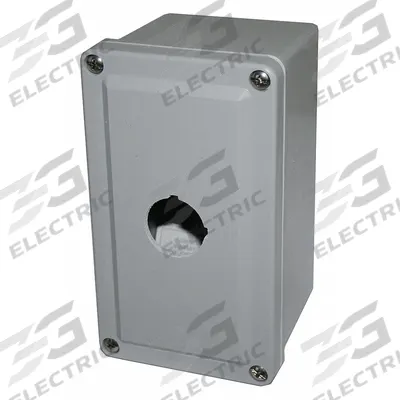 EATON Push Button Enclosure: 30mm, 4 Holes, Cast Zinc - Enclosures for 30mm Operators