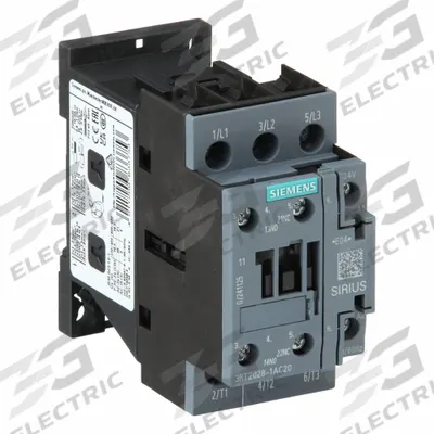Siemens Magnetic Contactor: Non-Reversing, 3 Poles, 3NO Contacts, 38 A - Non-Reversing IEC Contactors