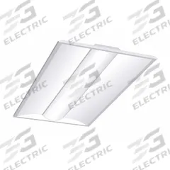 LUMINATION Recessed Troffer: 4 ft Lg, 2 ft Wd, 3,750 lm_5,000 lm_6,000 lm, 3500K/4000K/5000K, 45 W (MPN PCL24A1FSDFWHTE). Key specifications — attr1261884: 120 to 347V AC; attr1261878: LUMINATION; attr1261883: (3) Lamp T8; attr1261870: 3500K; attr1261880: Yes.