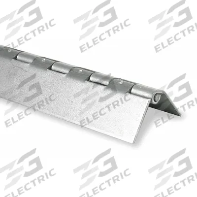 APPROVED VENDOR Piano Hinge: Stainless Steel, 48 in Leaf Ht - Full Surface-Mount Piano Hinges