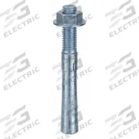 MKT FASTENING Wedge Anchor: 4 1/2 in Overall Lg, 1/2 in Dia, 1/2"-13 Thread Size, Steel, 10 PK (MPN 2112412). Key specifications — Brand: MKT FASTENING; Anchor Type: Wedge; Finish Type: Zinc Plated.