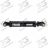 CHIEF Hydraulic Cylinder: 2 in Bore Dia., 20 in Stroke Lg, #8 SAE Port Size, 1 1/8 in Rod Dia. (MPN 211309). Key specifications — attr98892: CHIEF; attr95592: Double Acting; attr1382128: #8 SAE.