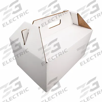 APPROVED VENDOR Disposable Carry-Out Food Container: 9 in Ht, 18 in Wd, 12 in Dp, Paperboard - Recloseable Paperboard Boxes
